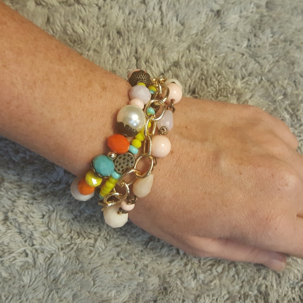 Multicolor Bangle Bracelet
